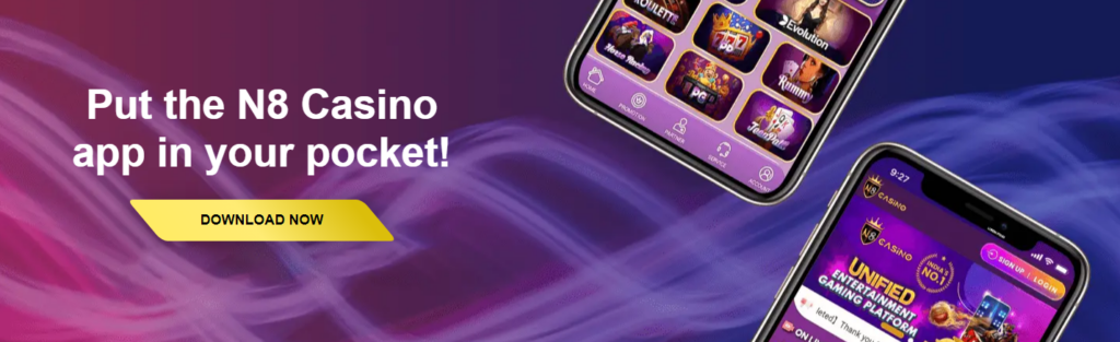 Mobile app N8 Casino Banner