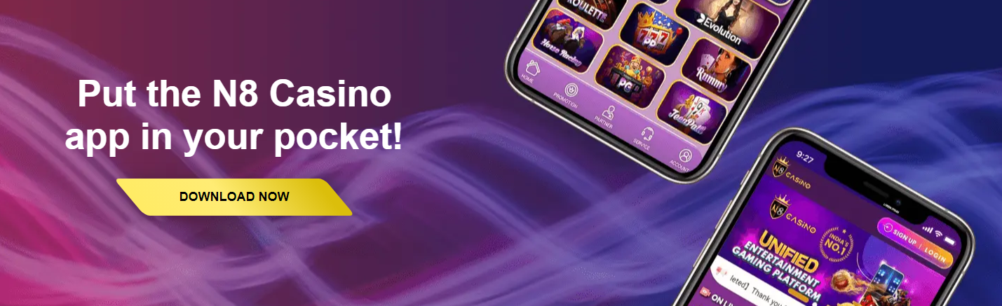 Mobile Casino gaming N8 Casino banner